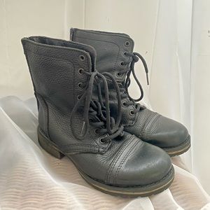 Steve Madden combat boots